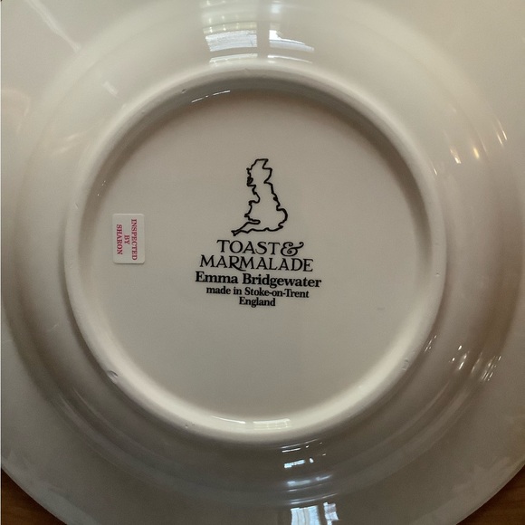 Emma Bridgewater Black Toast & Marmalade Soup Plate Bowl, Mint Condition - Picture 3 of 4